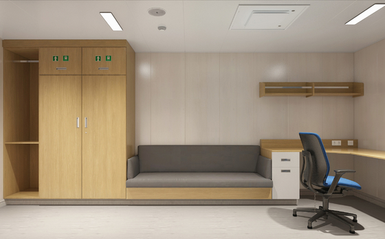 comprar unidad modular de encargo prefabricada de 3 2 1 cabinas del dormitorio portátil Fabricación en línea