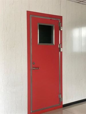 comprar Puerta de acero incombustible interna de cristal galvanizada al metal del hueco del garaje Fabricación en línea