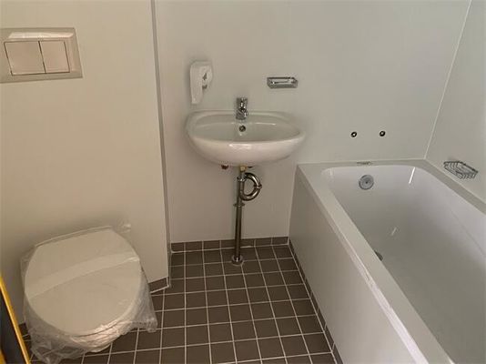 comprar El panel de pared prefabricado del cuarto de baño de las vainas del retrete Fabricación en línea