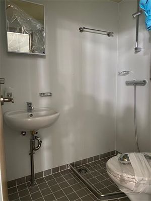 comprar Retrete y fregadero modulares de Frp con mercancías y colocaciones sanitarias Fabricación en línea