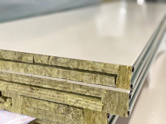 comprar Lanas de roca compuestas acústicas de los paneles de pared del aislamiento sano del ruido Fabricación en línea